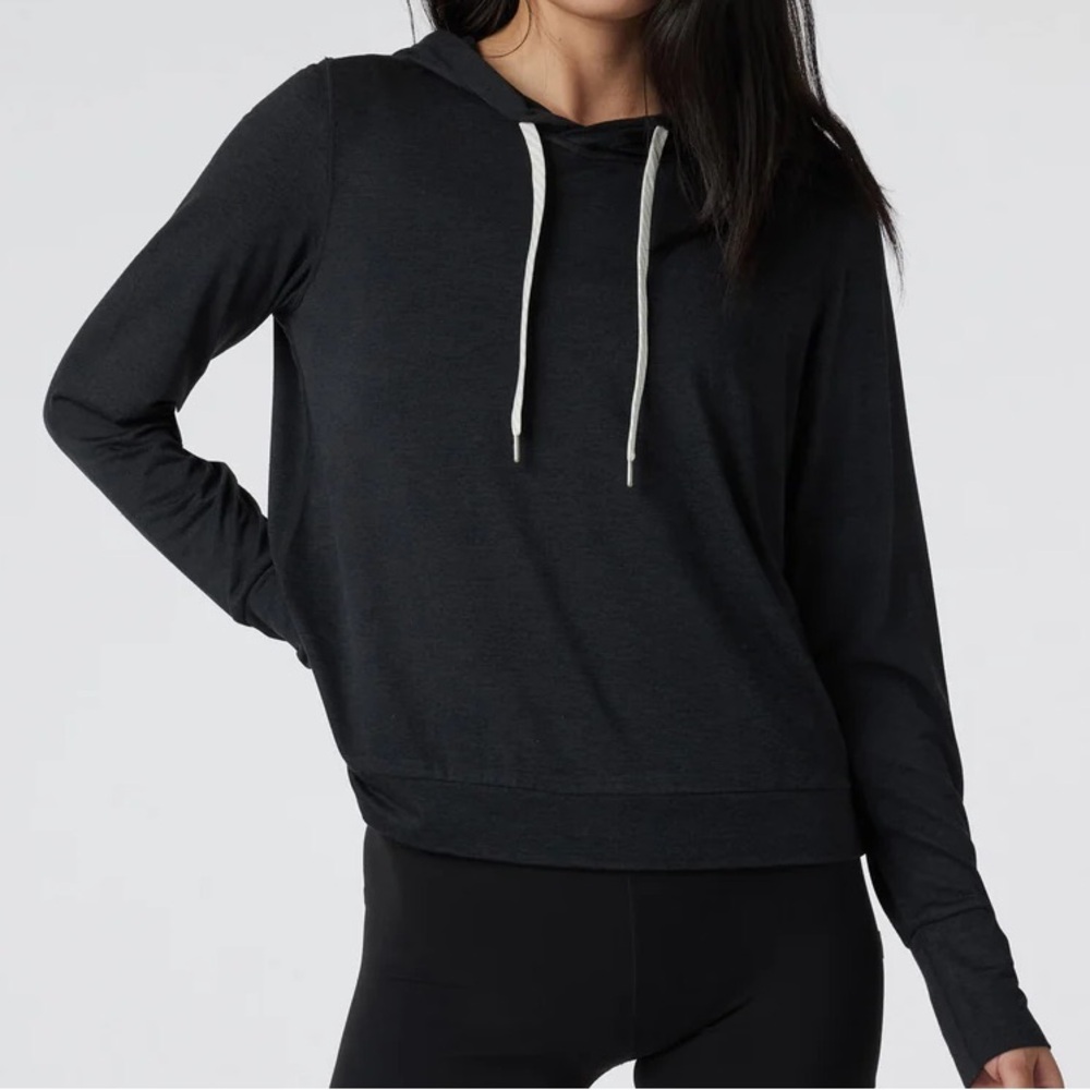Vuori Halo Essential Hoodie Black Heather